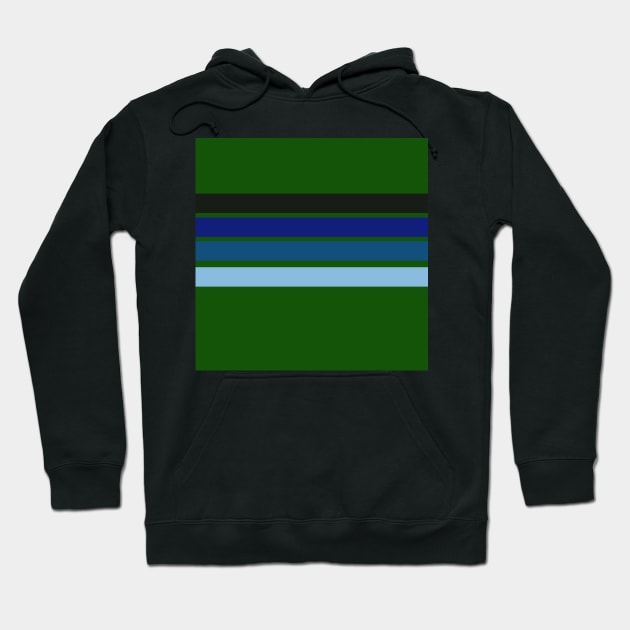 minimalist abstract stripe pattern Hoodie by pauloneill-art